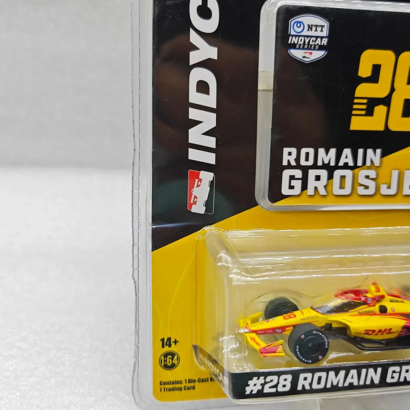 

GreenLight 1:64 NTT IndyCar Series- # 28 ROMAIN GROSJEAN/DHL модель автомобиля из металлического сплава, украшение автомобиля, коллекция подарков