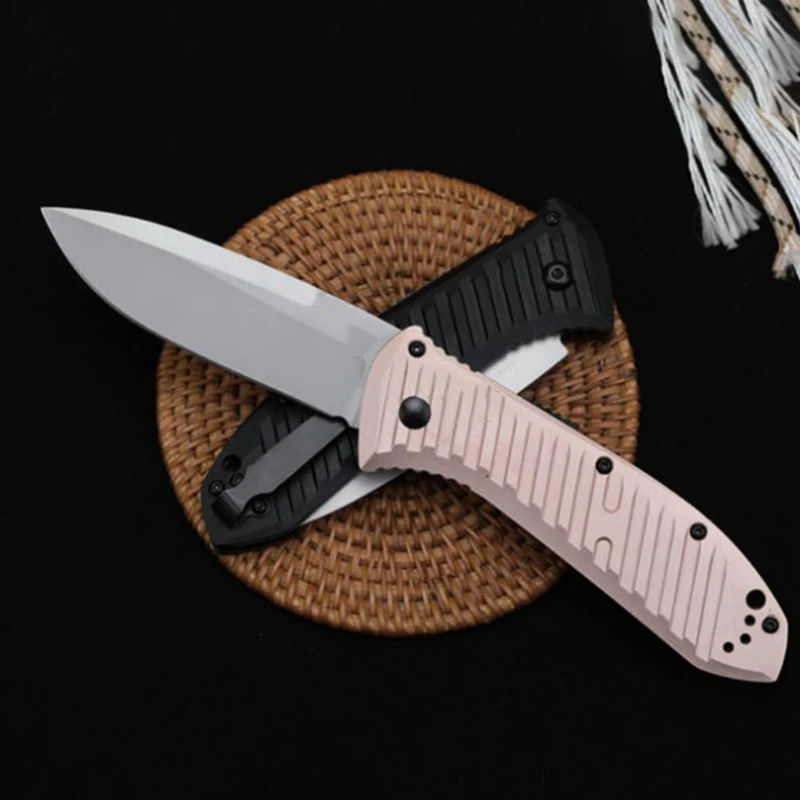 

Camping Aluminum Handle BM 5700 Folding Knife Outdoor Field Survival Pocket Knives EDC Tool