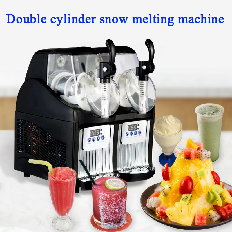 Commercial Milk Tea Shop Slush Smoothie Equipment Stainless Steel Snow Melt Machine 2L Slush Machine