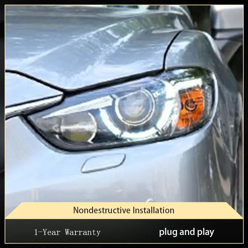 

Car Lights For Mazda 6 Atenza Mazda6 2014-2019 Headlights LED Running Projector Lens Front Automotive Accessories
