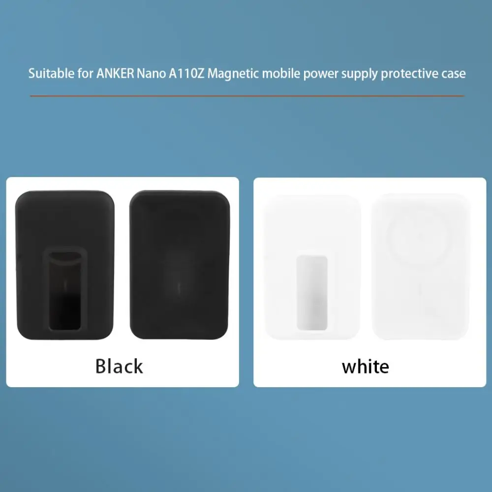 

Anti-fall Silicone Carrying Case Anti-scratch All-inclusive Power Bank Protective Cover Shockproof Flexible for ANKER Nano A110Z