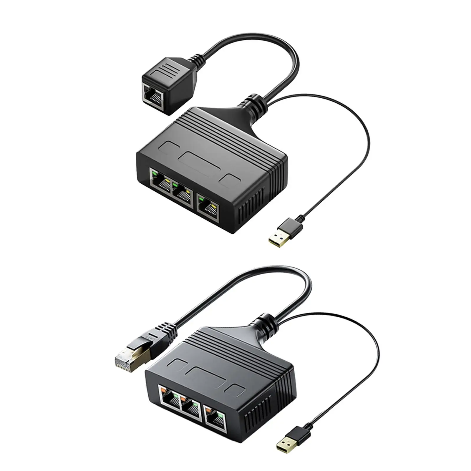 Rj 45 Splitter Adapter 1 bis 3 Ports Netzwerkst ecker Anschluss Ethernet Adapter