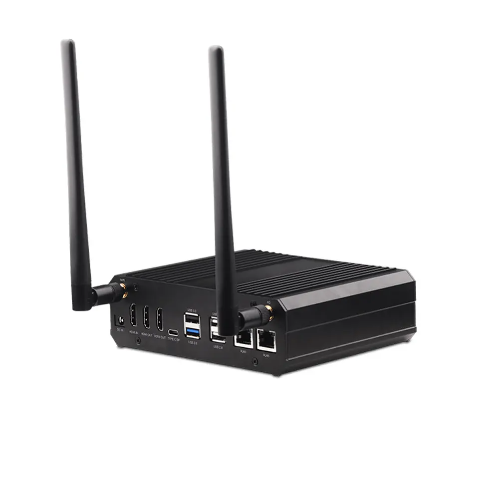 Geniatech RK3588 AI Linux Mini PC Box Built-In GPIO CAN RS485 USB2.0/3.0 RS232 Computer for Android 12.0 Embedded Computer