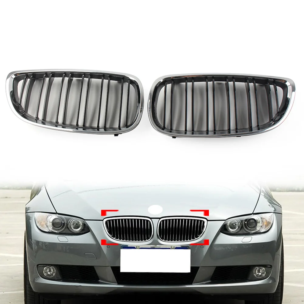 Car Front Kidney Grill Mesh Grille For BMW 3 Series E92 E93 2 Door 2006 2007 2008 2009 51137157277 51137157278