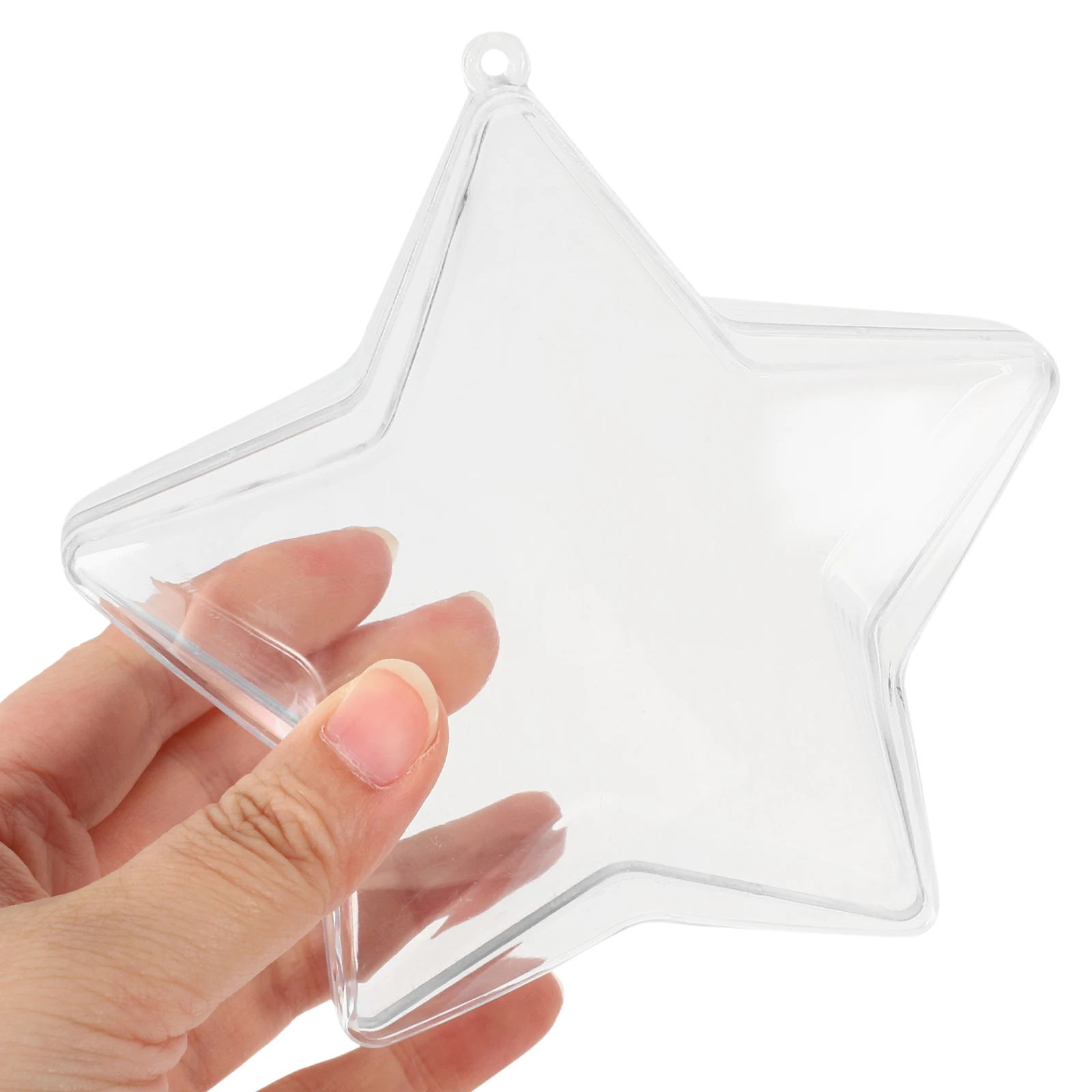 

Transparent Manicure Box Nail Organizer Holder Container Supplies White Desk Storage Organiser