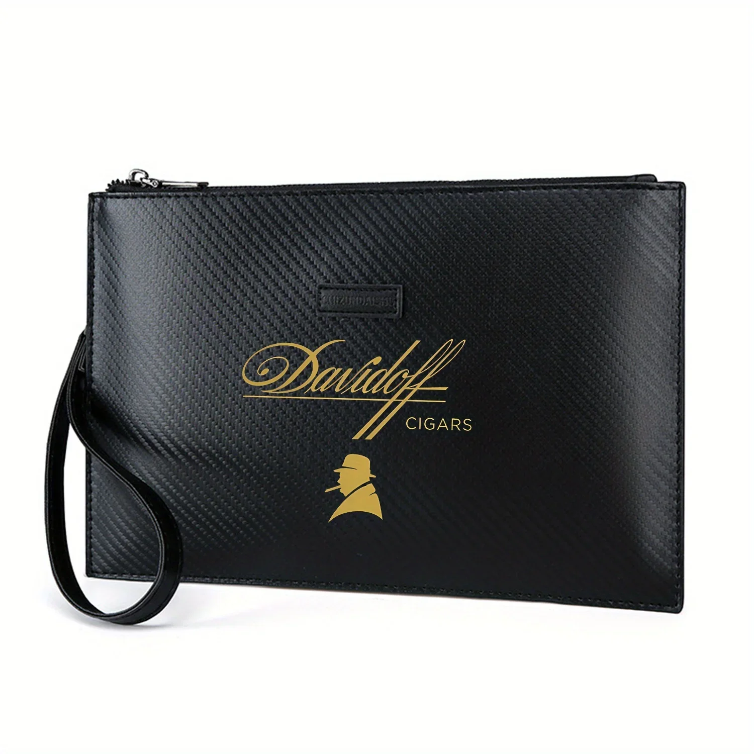 

Davidoff фирменный логотип сигареты курительный человек элегантная элегантная мужская сумка из искусственной кожи с принтом модная и практичная для повседневной носки