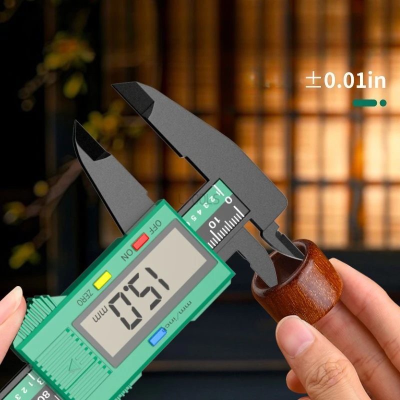 

150mm Digital Vernier Caliper High-Precision Vernier Caliper Metric and Imperial Scale Household High-depth Measuring Tool Ruler
