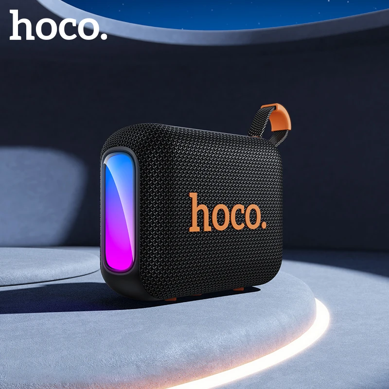

HOCO Portable Bluetooth 5.4 Wireless Speaker HiFi Audio Music Stereo Speaker Support For FM AUX TF Card For Outdoor Travel Party