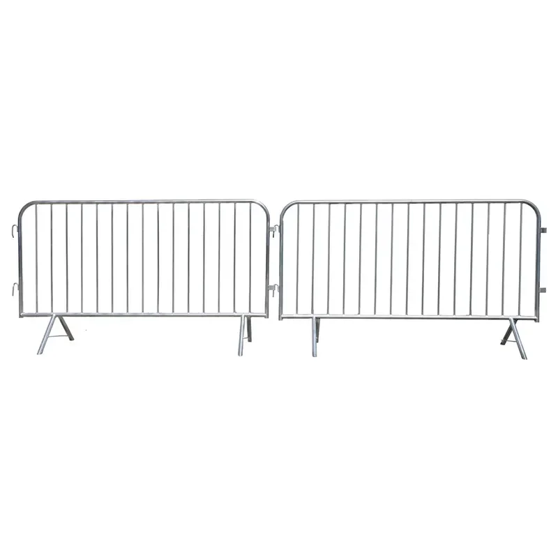 Low Price Portable Event Temporary Barrier Fence /tubular Road bar Barrier/site Steel Crowd Control Barricade