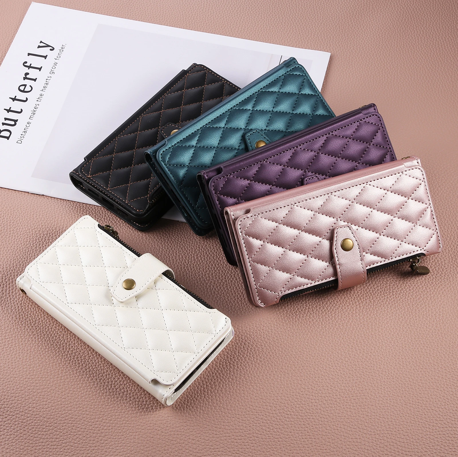Crossbody سستة المغناطيسي المحفظة حافظة جلدية لجوجل بكسل 10 برو Xl 9A 9 8 8A 7A 7 طويل الحبل حقيبة كتاب مسنده غطاء