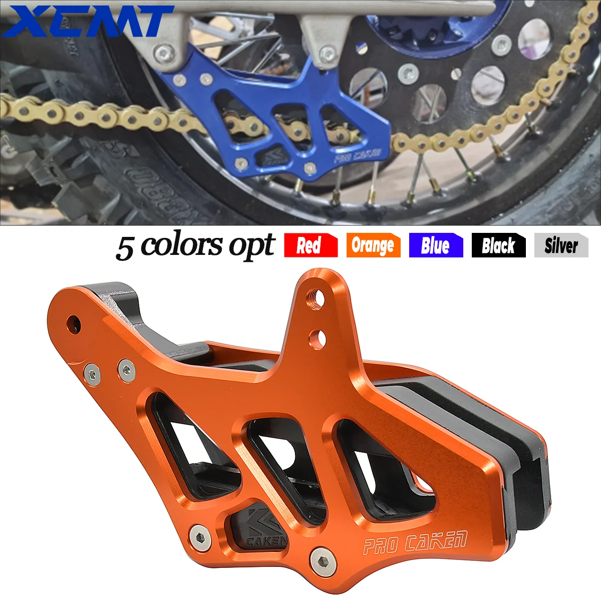 

CNC Aluminum Chain Guide Guard For KTM SX SXF EXC EXCF XC XCW XCF SMC For Husqvarna FC TC FE TE FS FX TX 85 125-501 2014-2022