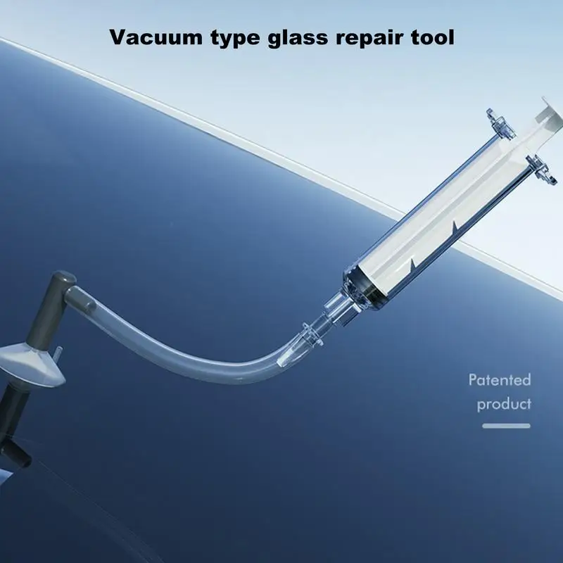 ชุดซ่อมกระจกรถยนต์รอยแตกหายไปชุดซ่อมกระจกรถชุดซ่อมหน้าต่างกระจกซ่อมของเหลวกระจกรถยนต์เครื่องมือพร้อมเข็มฉีดยา