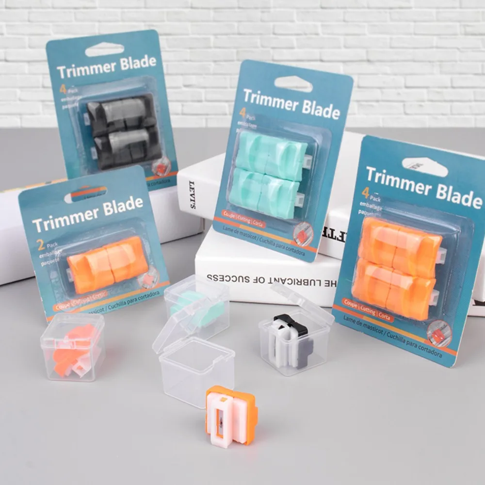

Пластиковый резак для бумаги, сменное лезвие, удобные лезвия для триммера для бумаги, сменные лезвия для резки крафт-бумаги, 3 цвета