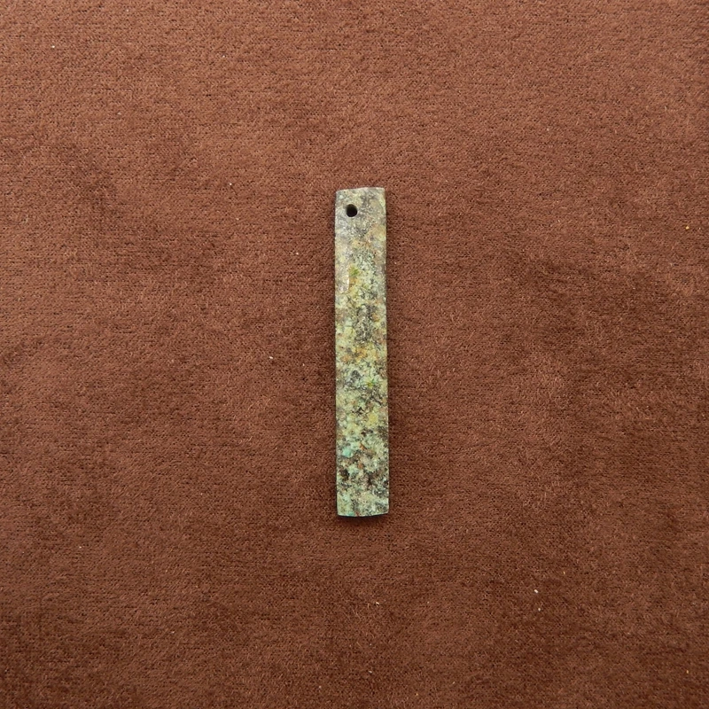 

Длинный кулон в виде хризоколла, натуральный многонаправленный драгоценный камень с зелеными, коричневыми и землистыми включениями для ремесленных ювелирных изделий