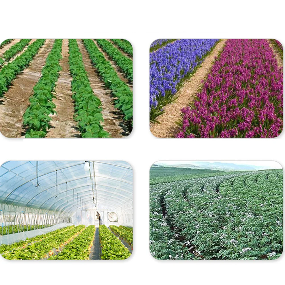 Ground Cover Plants Film Perforated Mulch 10m*0.95m/10m*1.35m Anti Grass Farm Vegetable Gardening Tools Home Garden