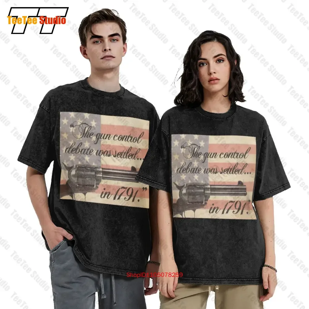 Gun Control Debate Was Settled In 1791 Vintage Oversized T-Shirt VUL4
