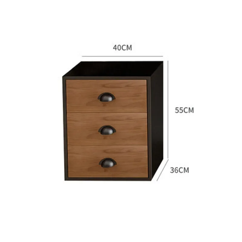Solid wood computer desk, corner home study desk, studio wrought iron computer desk