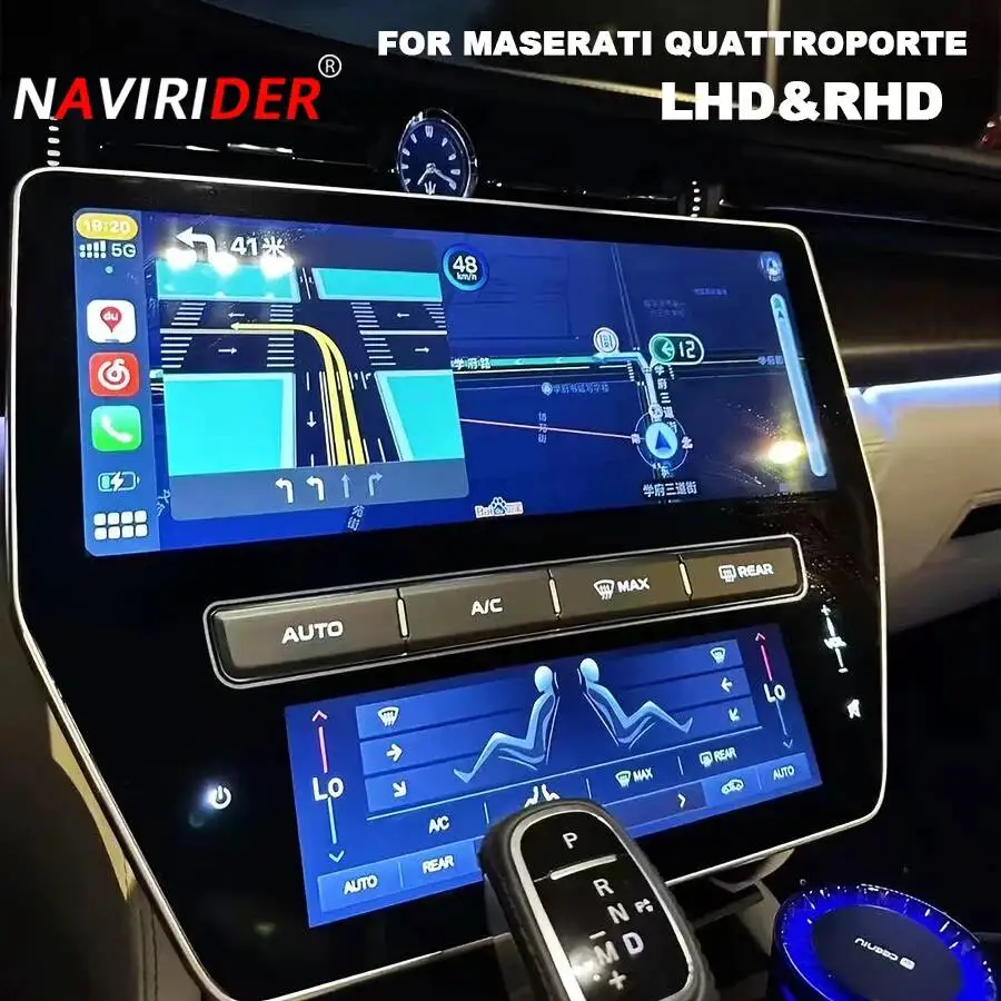 

Автомагнитола для Maserati Quattroporte 2013-2020, Android мультимедийный видеоплеер, автостереосистема, GPS-навигация, аудио, CarPlay, головное устройство
