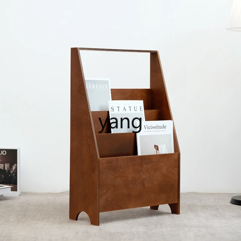 

LH magazine rack, simple three-layer poster rack, medieval display and storage in the living room