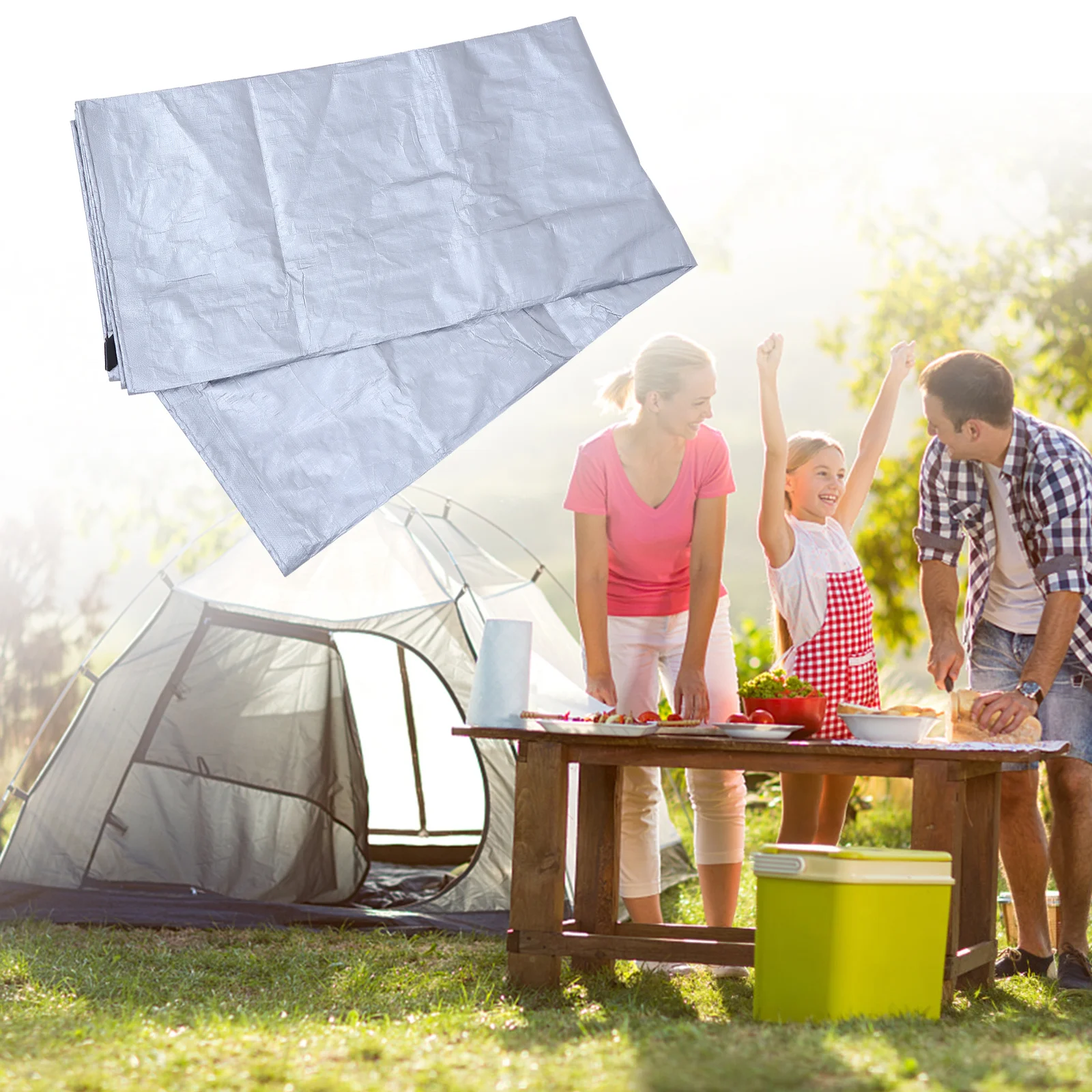 

1Pcs Waterproof Tarpaulin Heavy Duty Sun Rain Protection Cover for Outdoor Garden Furniture Pool Construction Shelter Storage