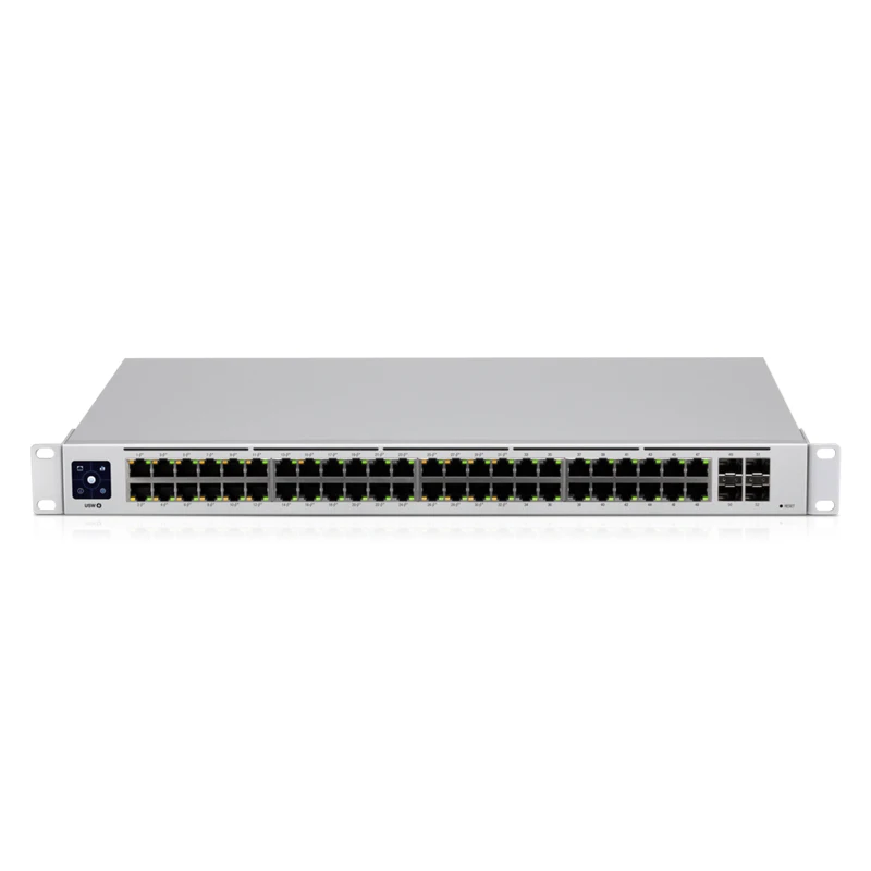 

UBIQUITI USW-48-POE Switch 48 PoE, 195 вт PoE, 48 портов, переключатель PoE слоя 2 с бесшумной системой охлаждения без вентилятора