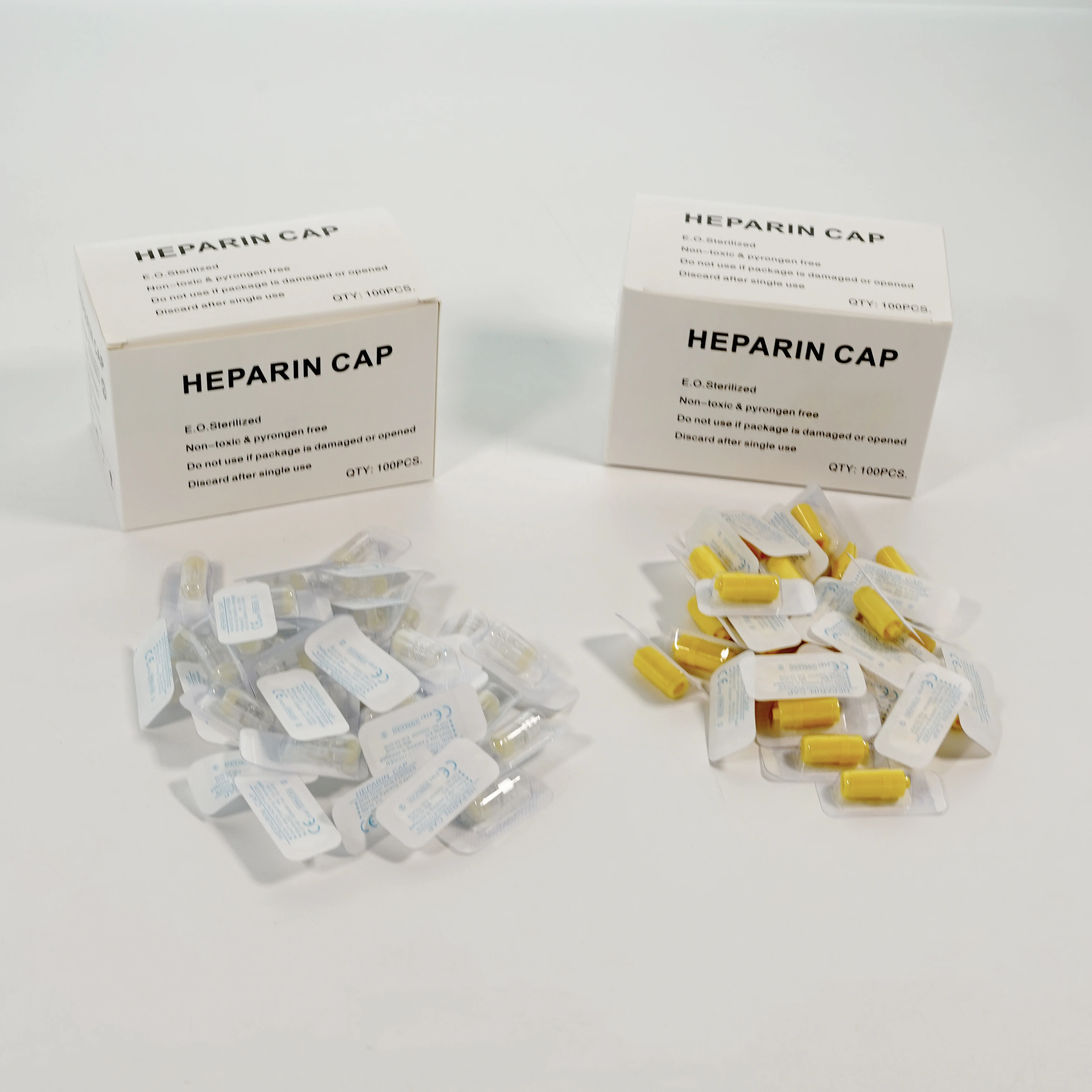 

Heparin Cap IV Disposable Cannula Heparin Caps for Dog Cat Pet Veterinary Supplies