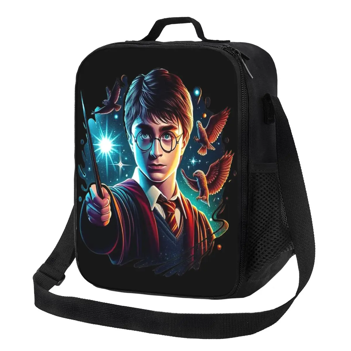

Custom H-Harrys Movie Resuable Lunch Boxes for Women Waterproof Thermal Cooler Food Insulated Lunch Bag School Children Student