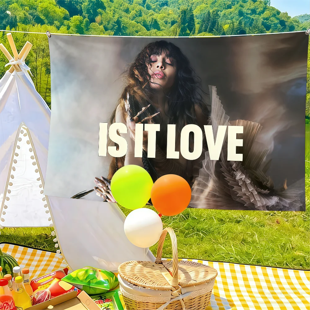 Singers L-loreen WILDFIRE Flag Suitable For Birthday Parties Living Room Bedroom And Outdoor Camping Decorations