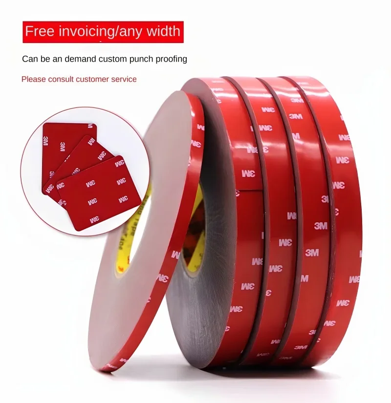 3M 4229P VHB Strong Double Sided Foam Tape Waterproof Auto Car Wall Mount Adhesive Tape For Car Home Indoor High Temperature