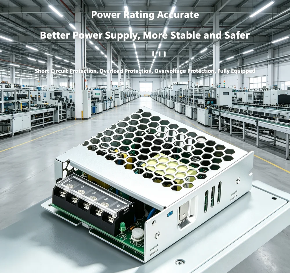 LRS AC-DC Switch Power Supply 12V 24V, Six Protection, Industrial LED Control Power
