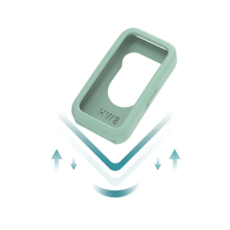 Soft Silicone Protective Case Cover For Huawei Band 10 9 8 Screen Protector Shell Bumper Anti-Scratch Case Shell Watch Accessory