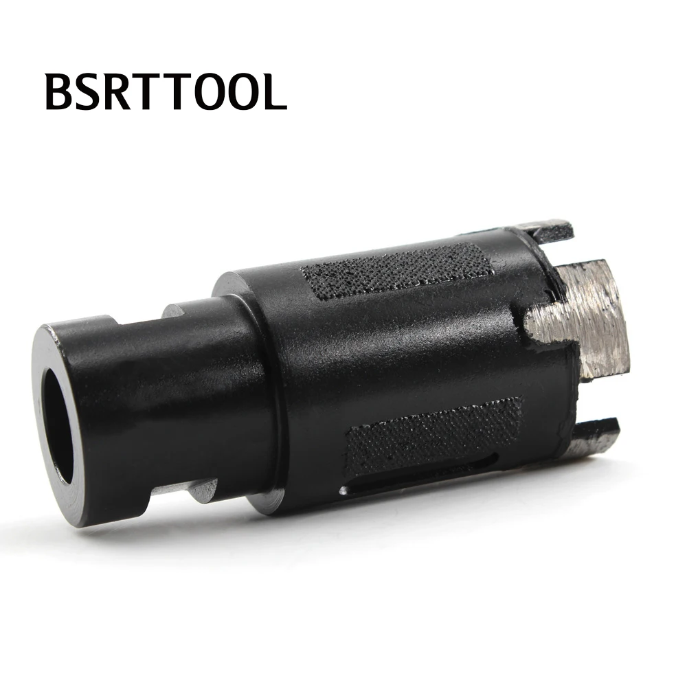 Imagem -02 - Bsrttool Seco Diamante Perfuração Núcleo Bits Cortador de Cerâmica Telha 14 811 Rosca para Granito Mármore Concreto Pedra Broca Ferramenta