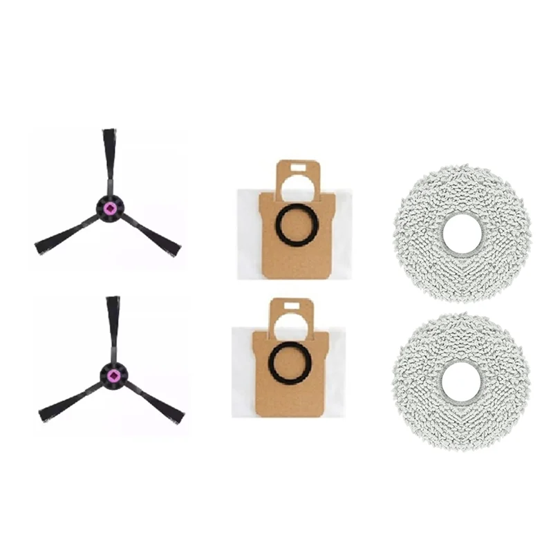 Promotion!For Jonr P20 Pro Self Emptying Robot Vacuum Side Brush Rag Dust Bag Enhanced Cleaning Efficiency Essential Vacuum Acce