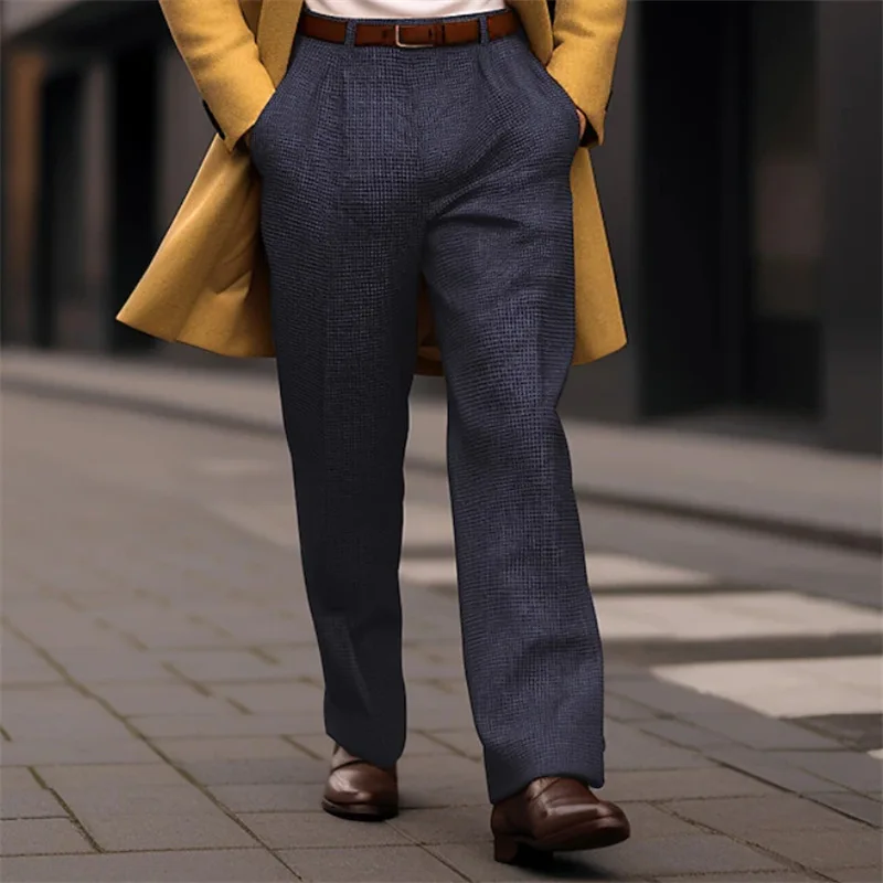 

Men's Fashion Men's Suit Pants Trousers Business Casual Pants Front Office Formal Men's Jogging Pants
