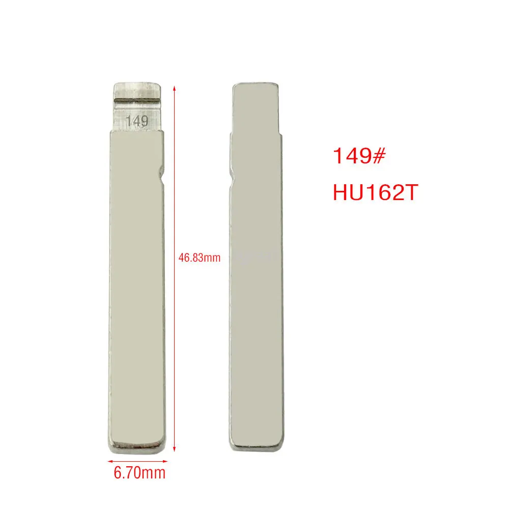 10 قطع 149 # HU162T KD شفرة مفتاح السيارة لشركة فولكس فاجن MQB KD المعادن VVDI JMD فوب استبدال تقطيعه شفرة مفتاح السيارة عن بعد #2