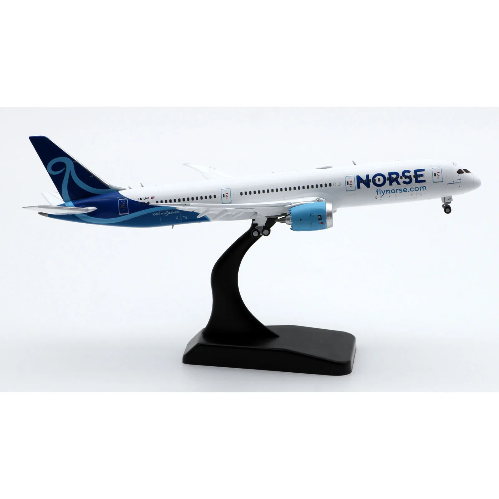 

LH4280A Коллекционный самолет из сплава в подарок JC Wings 1:400 Norse Atlantic Airways Boeing B787-9 Литая под давлением модель самолета LN-LNO с откидной крышкой