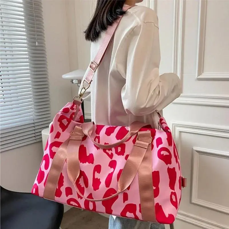 

Women's Duffle Shoulder Bag Multi-Purpose Sports Gym Travel Handbag Big Capacity Storage Fitness Tote