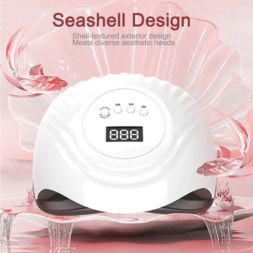 Lampe à ongles UV LED 168W, avec 36 perles LED haute luminosité, conception sans lumière noire, séchage de vernis à ongles, équipement de Salon professionnel