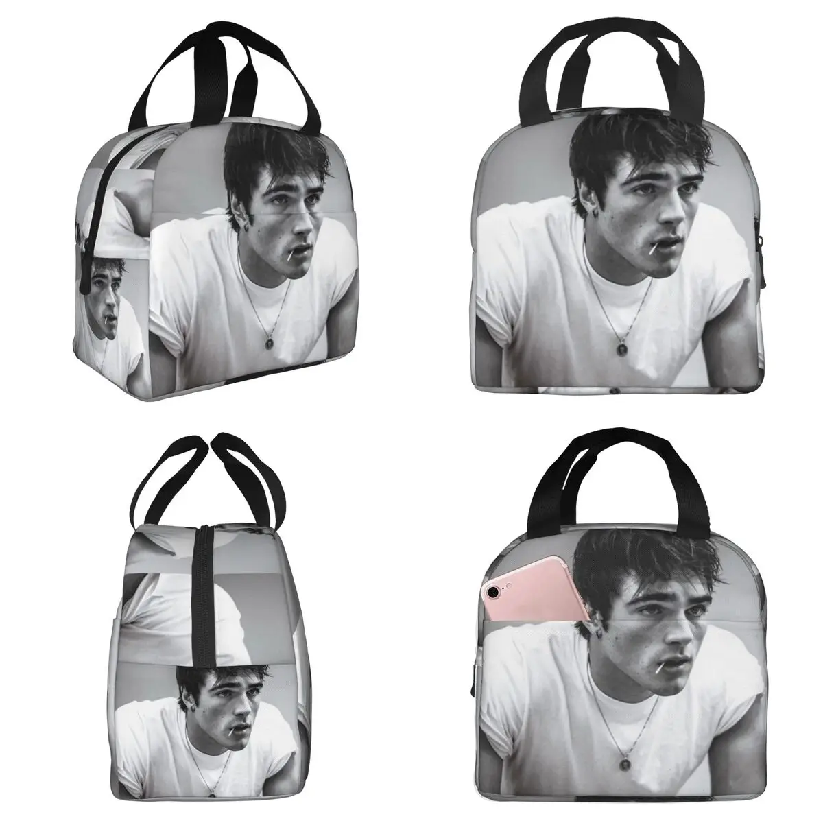 Jacob Elordi Australian Actor Insulated Lunch Bag for Kids School Cooler Thermal Food Box Tote Portable Lunch Boxes Container