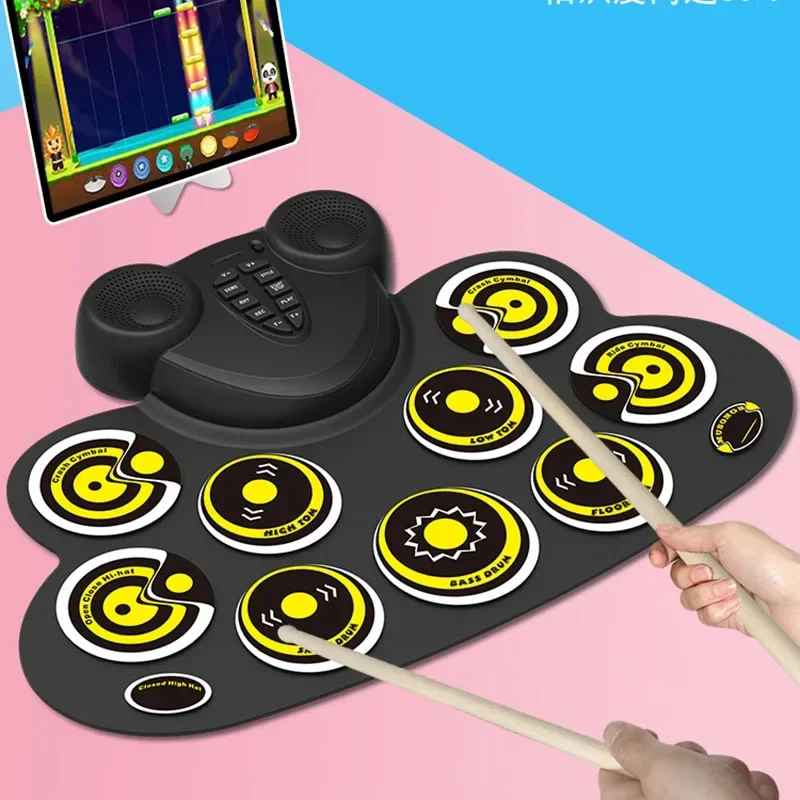 Professional Music Electronic Drums Trigger Percussion Practice Pad Digital Acoustic Battery Drum Tambor Eletronico Electronics