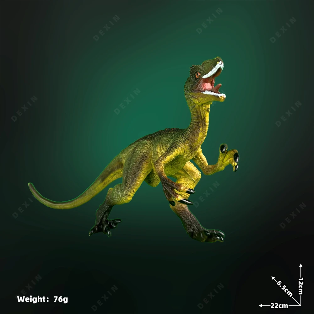 Nouveau modèle de cyaneleges de VelDynraptor 208.assic Park, jouet pour enfants, décoration animale, renforcement d'Halloween, cadeau d'anniversaire de Noël