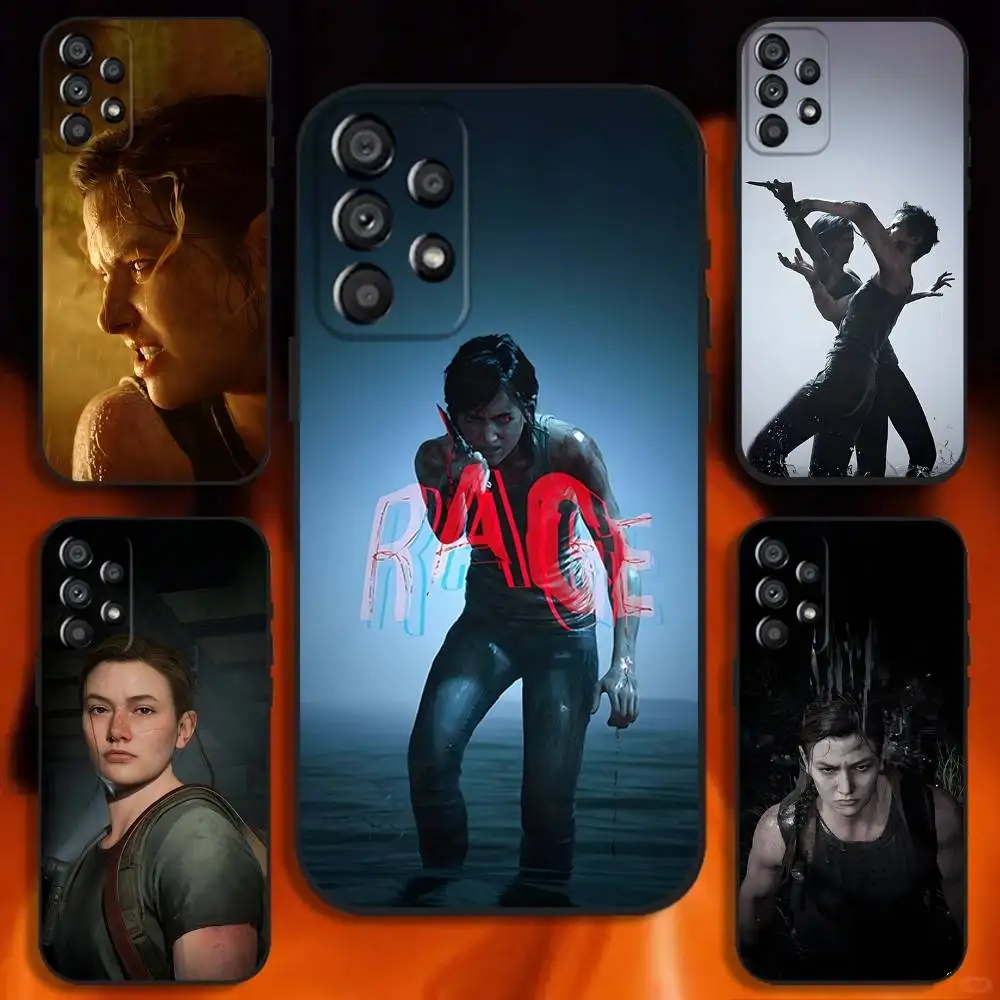 

Abby Anderson thelastofus Phone Case For Samsung Galaxy A20,A21s,A22,A31,A32,A52,A53,A72,73,A80 Soft Black Cover