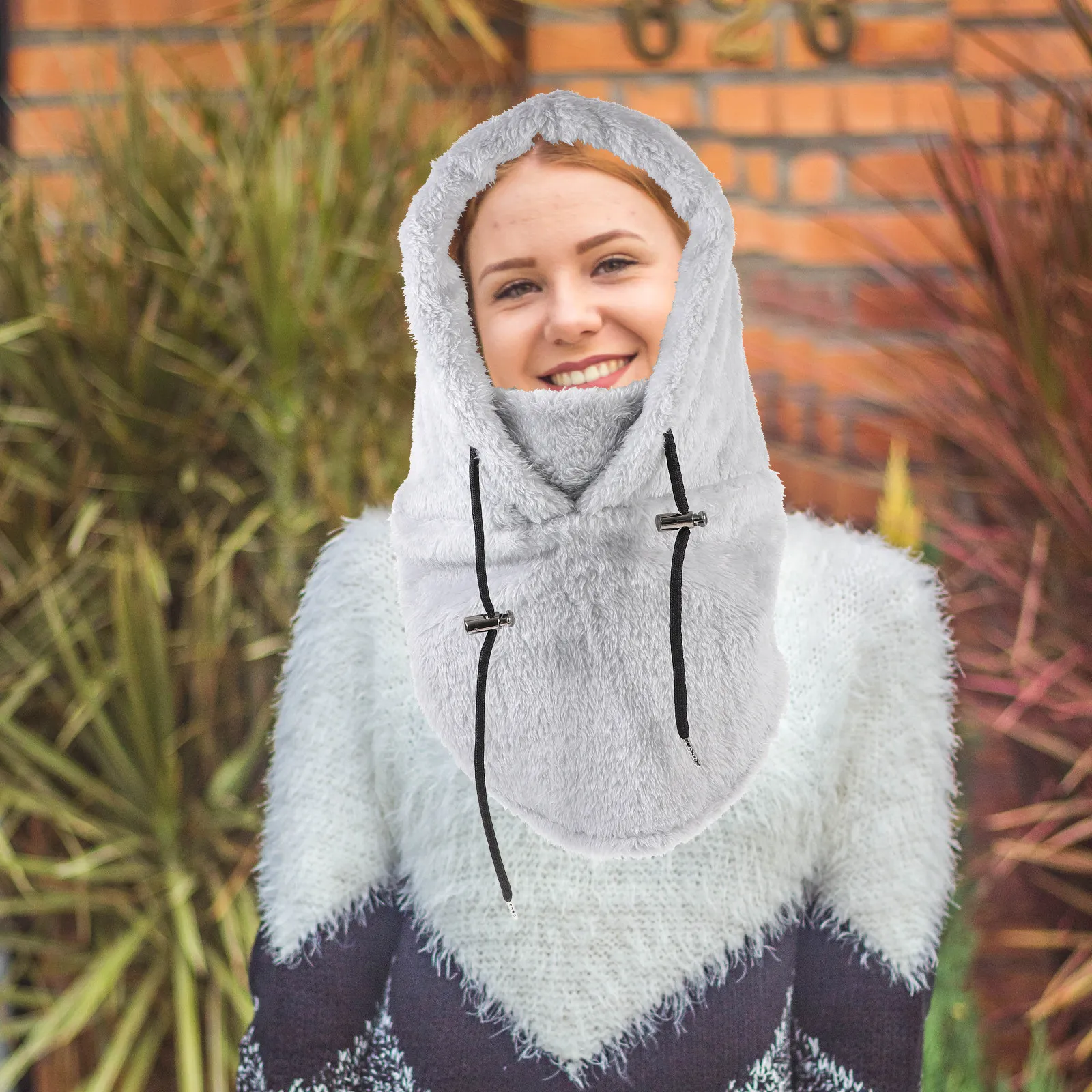 

Зимняя ветрозащитная маска-балаклава для лица и шеи, теплая маска для езды на велосипеде и мотоцикле, защита для лица на открытом воздухе