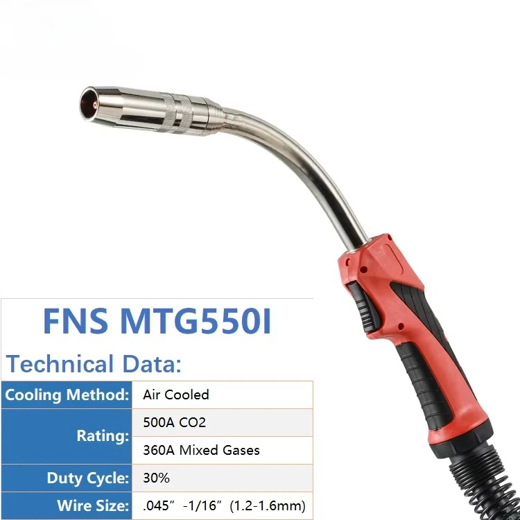 550I Air Cooled Mixed Welding Torch with FSC Joint Factory Wholesale