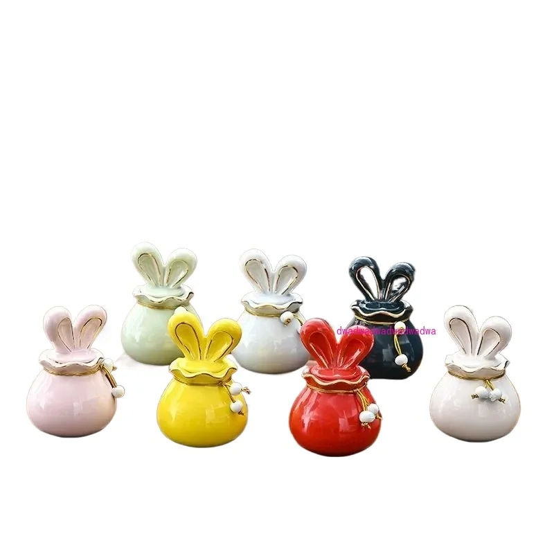 

Memorials Ceramic Pet Ash Urn Funerary Mini Dog Ashes Urns Personalized Customizable Reliquary Remember Casket Funeral Coffin