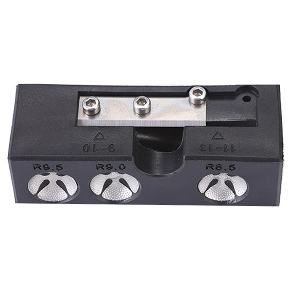 ビリヤードキューチップ研削ツール、修理シェイパー、スヌーカープールチップ、ピンピン付きラウンドカット、アクセサリー、9 in 1