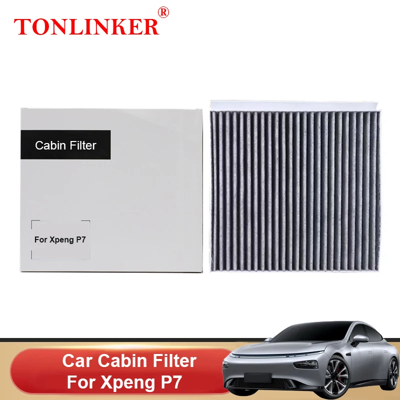 TONLINKER Car Cabin Filter For Xpeng P7 Sedan 2020 2021 2022 2023 Activated Carbon Filter PM2.5 Car Accessories Auto Goods