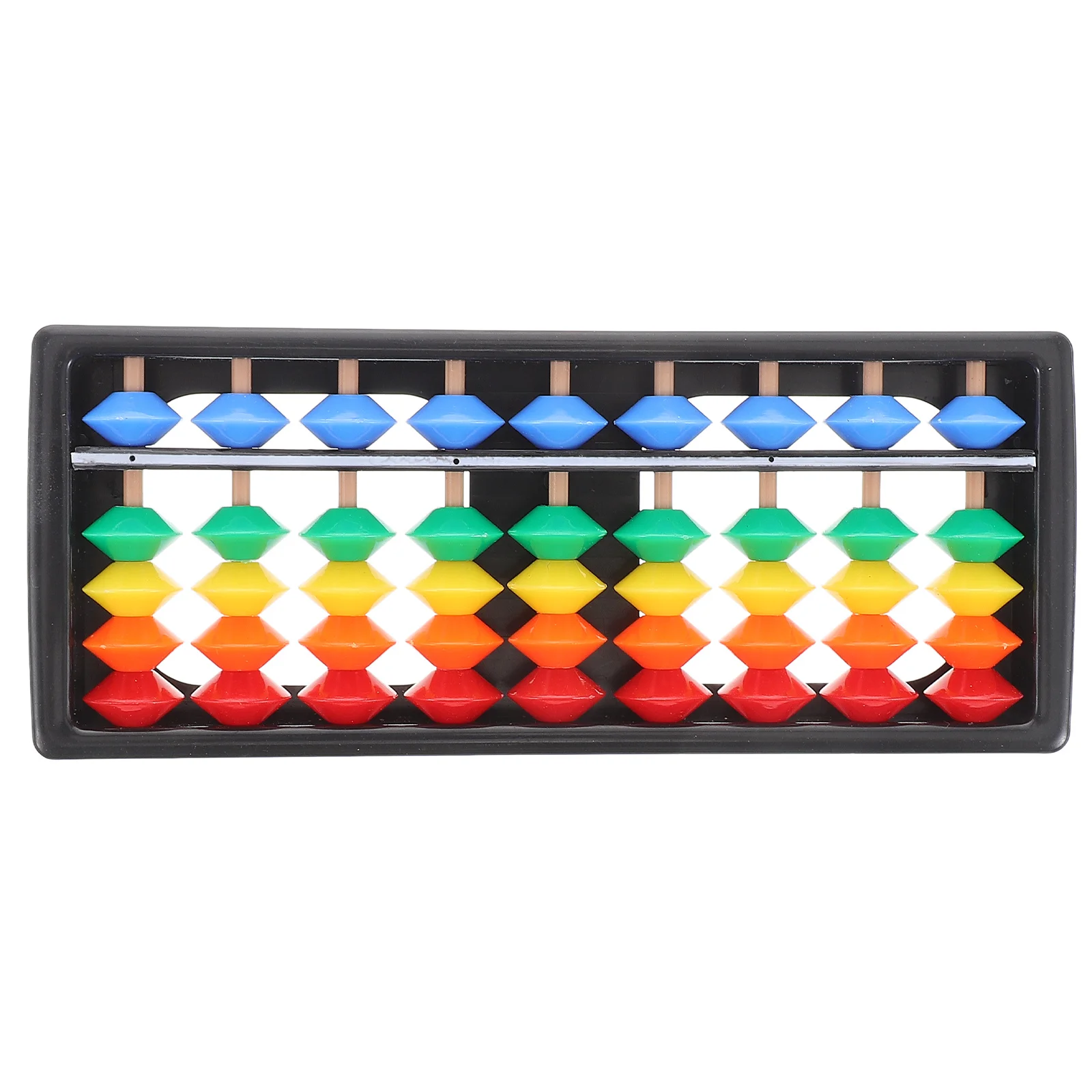 

Colorful 9-Row Plastic Abacus with 5 Beads Student Calculation Trainer for Math Practice Lightweight Portable Learning Equipment