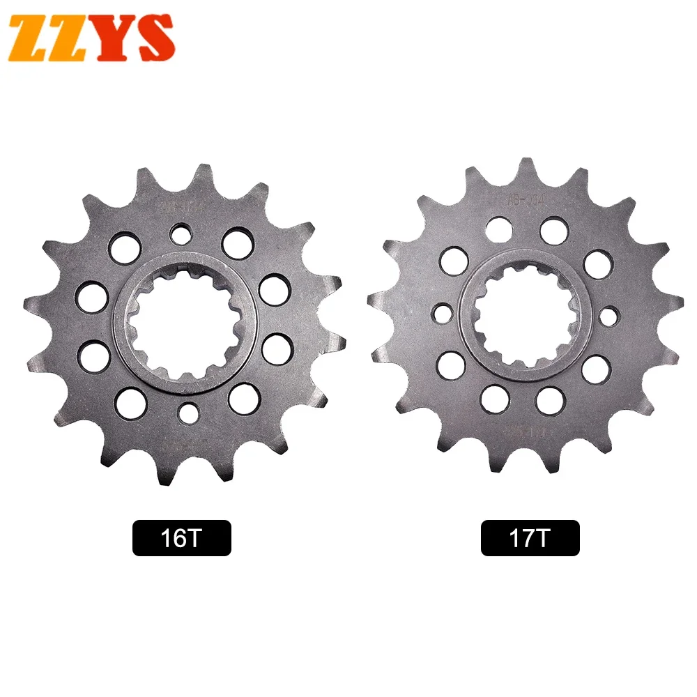 

1pc 525 16T 17T 16 Tooth Front Sprocket Gear Staring Wheel Cam For Honda Road VF700 VF700F VFR700 VFR700F Interceptor VFR VF 700