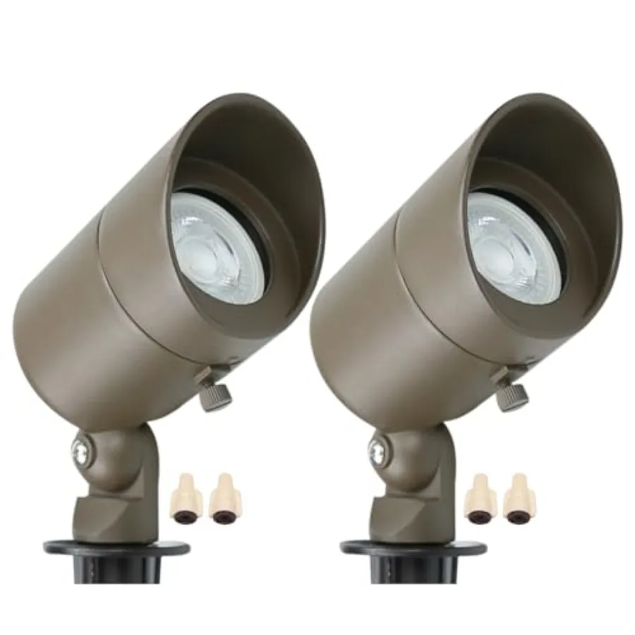 

® 5W Landscape Lighting 12V Landscape Lights Low Voltage Landscape Spotlights Warm White Waterproof Outdoor Replaceable LED Bul